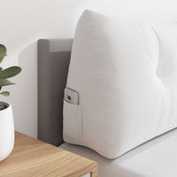 Cuscino per Schiena Bianco 100 x 24 x 50 cm Tessuto 42014452