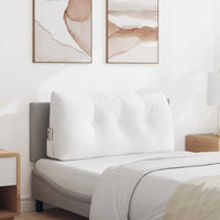 Cuscino per Schiena Bianco 100 x 24 x 50 cm Tessuto 42014452