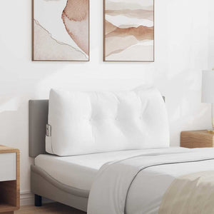 Cuscino per Schiena Bianco 100 x 24 x 50 cm Tessuto 42014452