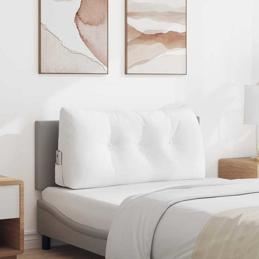 Cuscino per Schiena Bianco 100 x 24 x 50 cm Tessuto 42014452