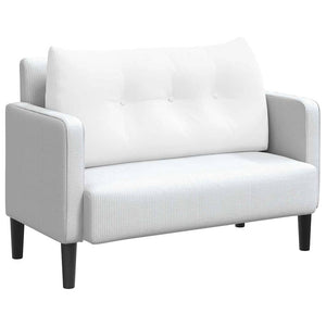 Cuscino per Schiena Bianco 100 x 24 x 50 cm Tessuto 42014452