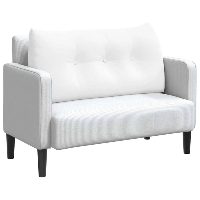 Cuscino per Schiena Bianco 100 x 24 x 50 cm Tessuto 42014452