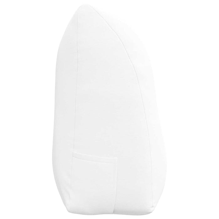 Cuscino per Schiena Bianco 100 x 24 x 50 cm Tessuto 42014452