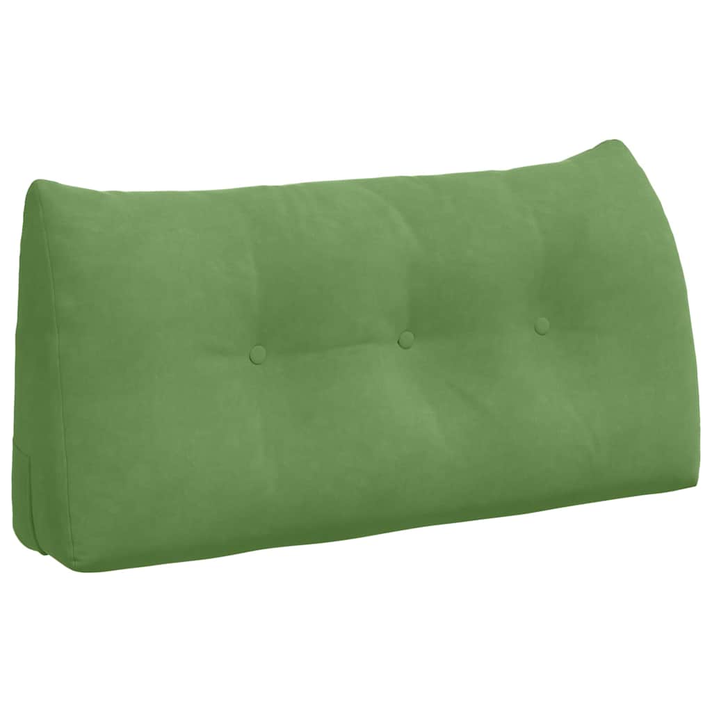 Cuscino per Schiena Verde chiaro 100 x 24 x 50 cm Velluto 42014461
