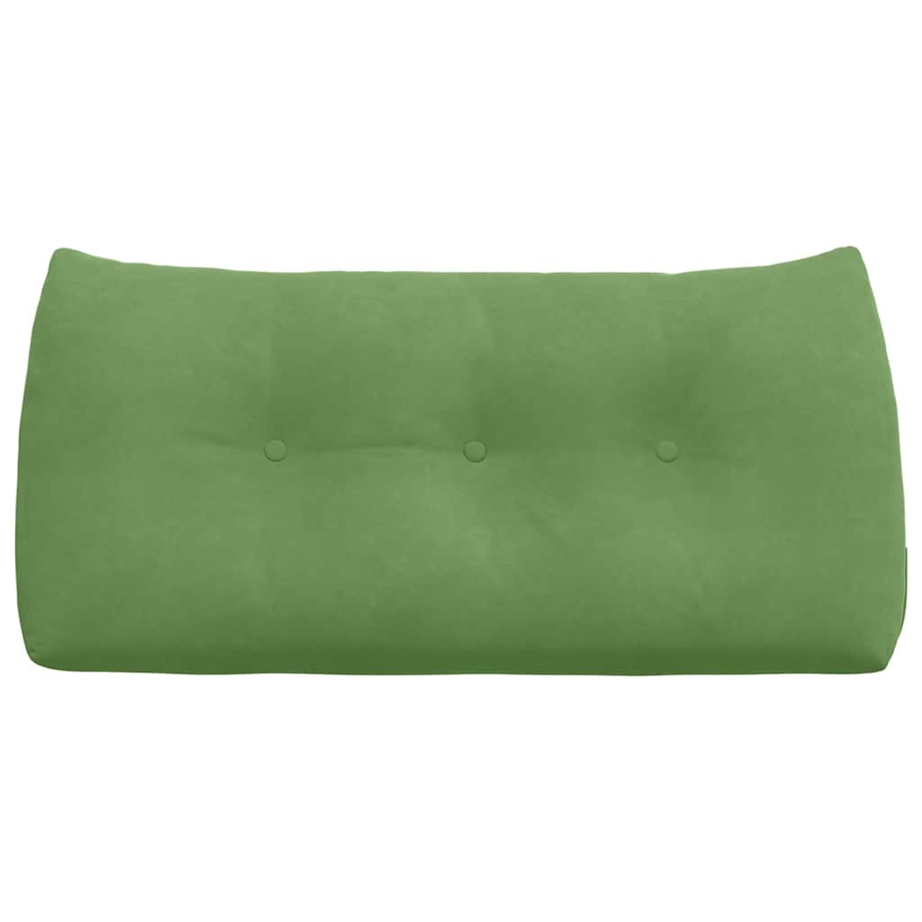 Cuscino per Schiena Verde chiaro 100 x 24 x 50 cm Velluto 42014461