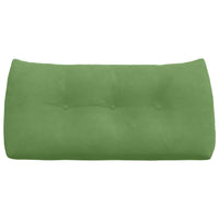Cuscino per Schiena Verde chiaro 100 x 24 x 50 cm Velluto 42014461