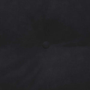 Cuscino per Schiena Nero 100 x 24 x 50 cm Velluto 42014464