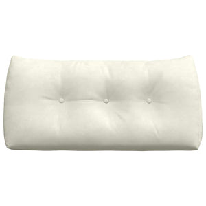 Cuscino per Schiena Crema 100 x 24 x 50 cm Velluto 42014467