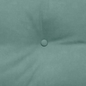 Cuscino per Schiena Verde Mare 100 x 24 x 50 cm Velluto 42014468