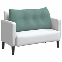 Cuscino per Schiena Verde Mare 100 x 24 x 50 cm Velluto 42014468