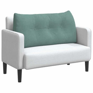 Cuscino per Schiena Verde Mare 100 x 24 x 50 cm Velluto 42014468