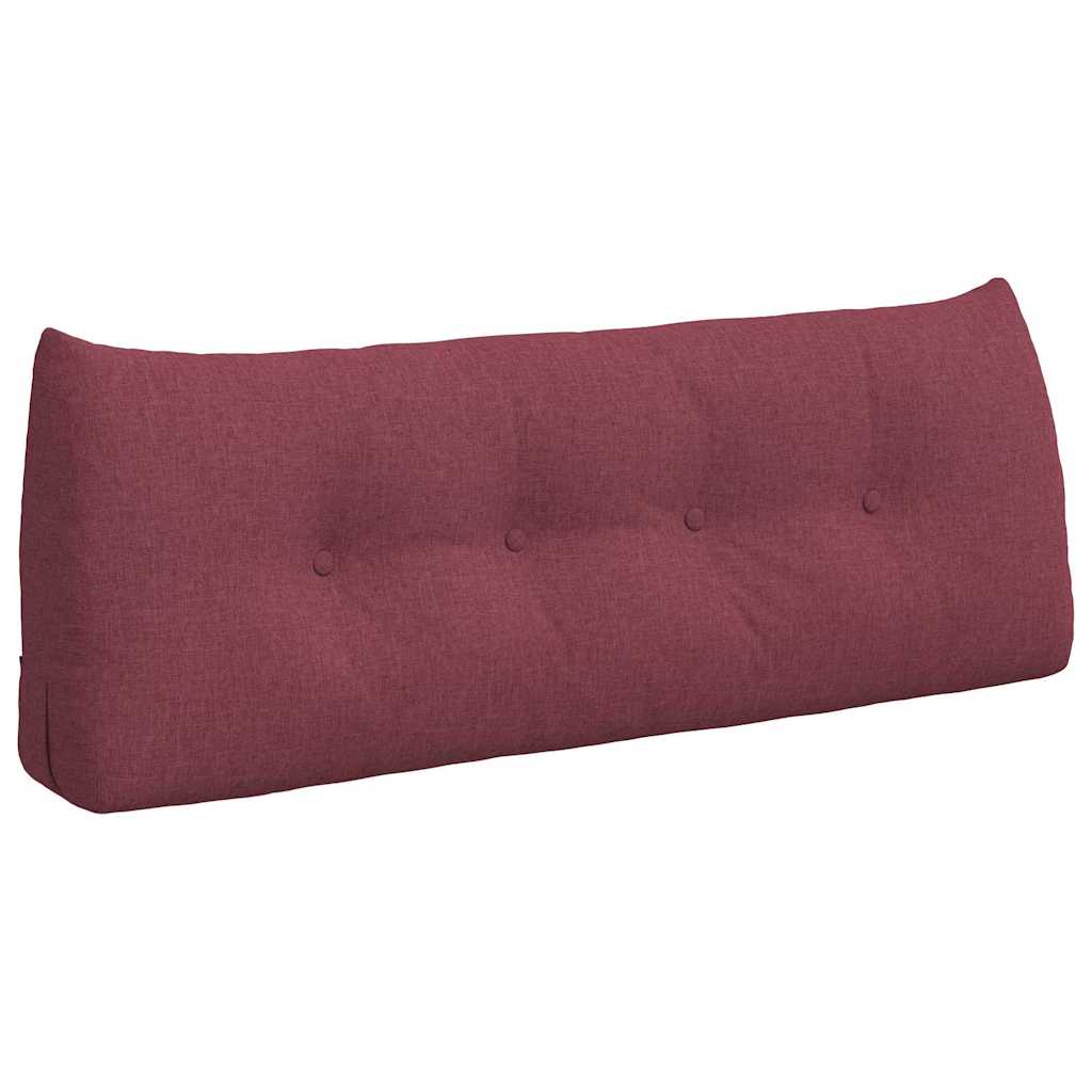 Cuscino per Schiena Rosso Vino 120 x 24 x 50 cm Tessuto 42014473