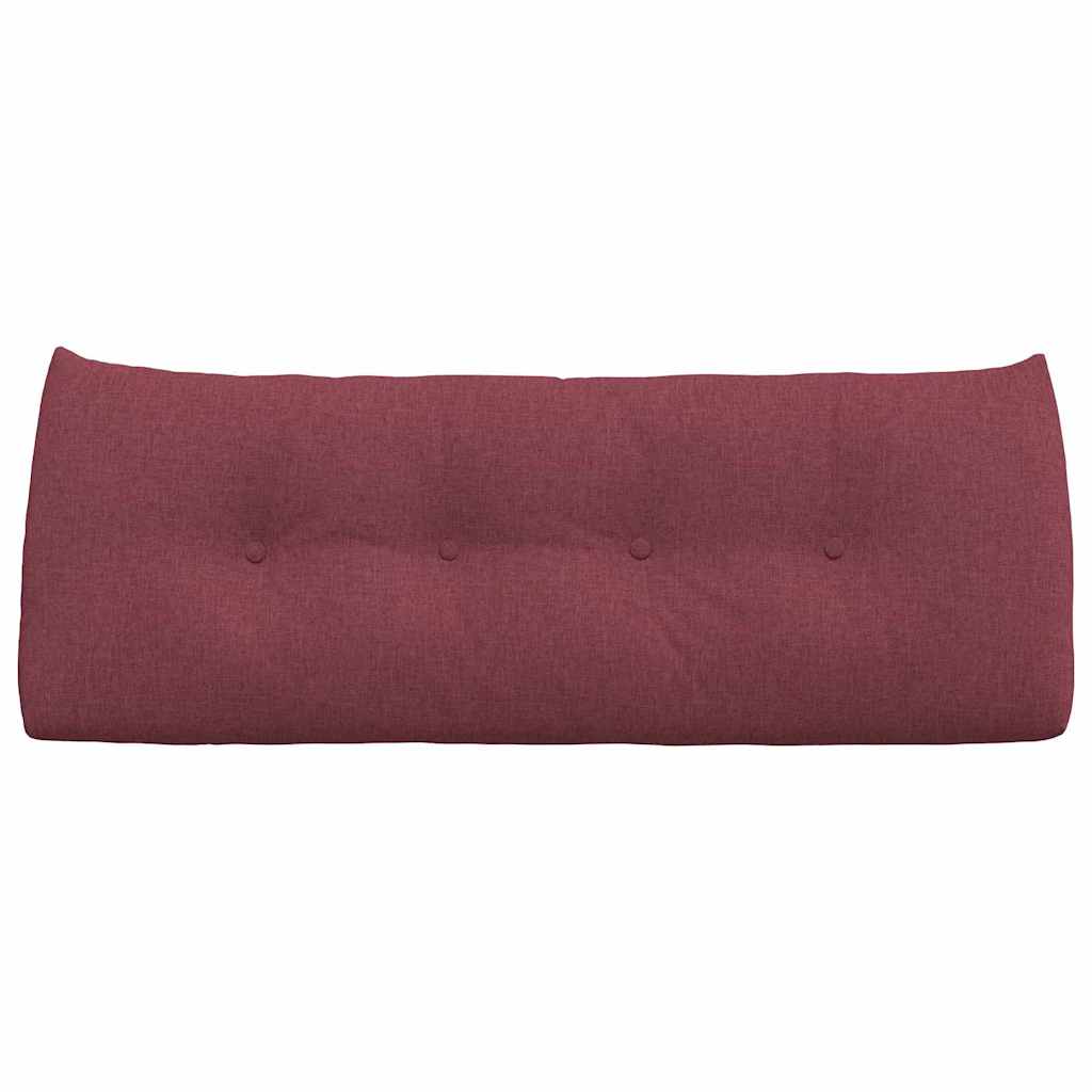 Cuscino per Schiena Rosso Vino 120 x 24 x 50 cm Tessuto 42014473