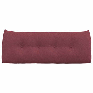 Cuscino per Schiena Rosso Vino 120 x 24 x 50 cm Tessuto 42014473