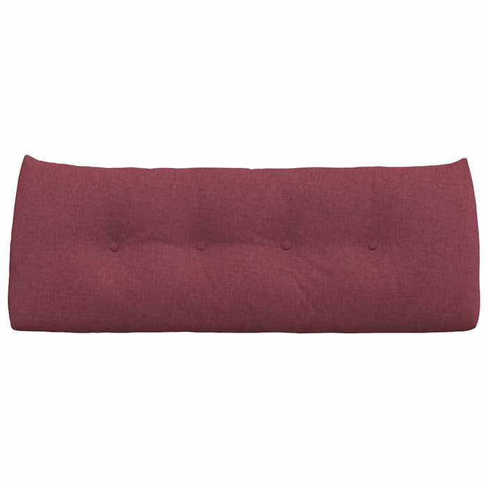 Cuscino per Schiena Rosso Vino 120 x 24 x 50 cm Tessuto 42014473