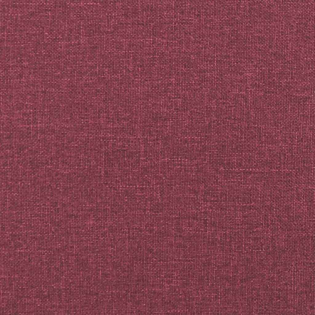 Cuscino per Schiena Rosso Vino 120 x 24 x 50 cm Tessuto 42014473