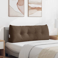 Cuscino per Schiena Marrone 120 x 24 x 50 cm Tessuto 42014474