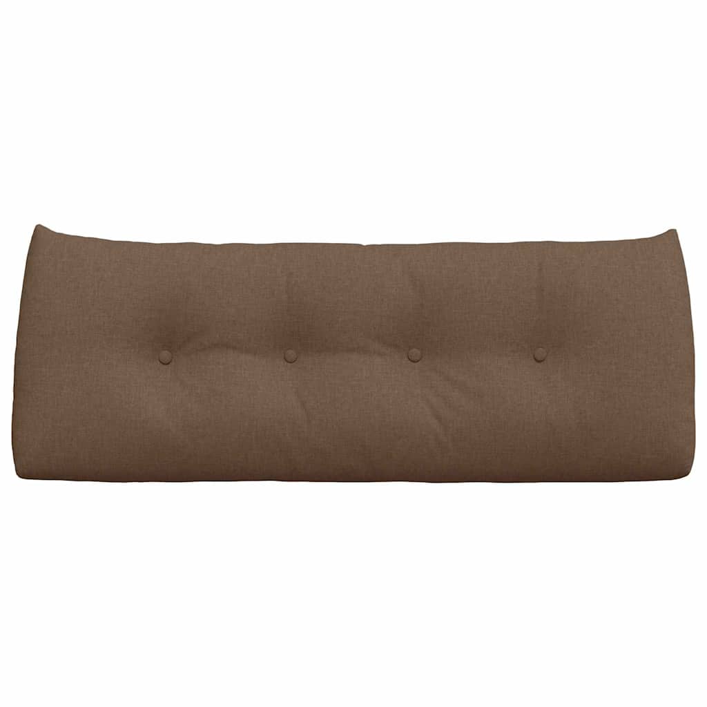 Cuscino per Schiena Marrone 120 x 24 x 50 cm Tessuto 42014474