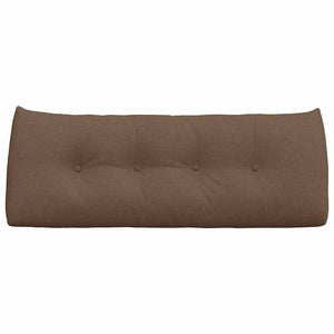 Cuscino per Schiena Marrone 120 x 24 x 50 cm Tessuto 42014474
