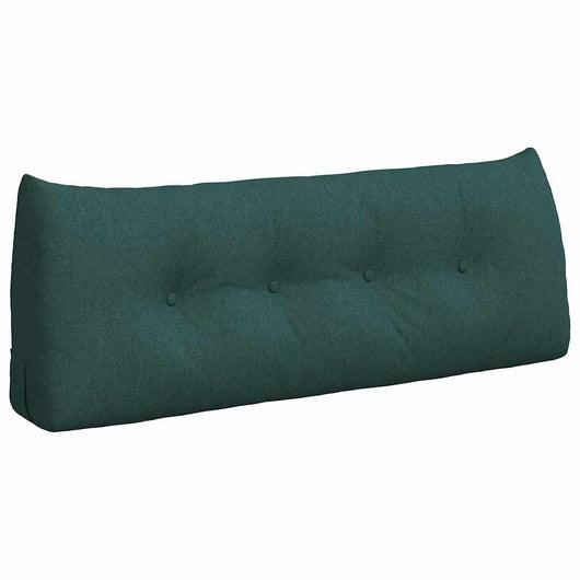 Cuscino per Schiena Verde Scuro 120 x 24 x 50 cm Tessuto 42014475