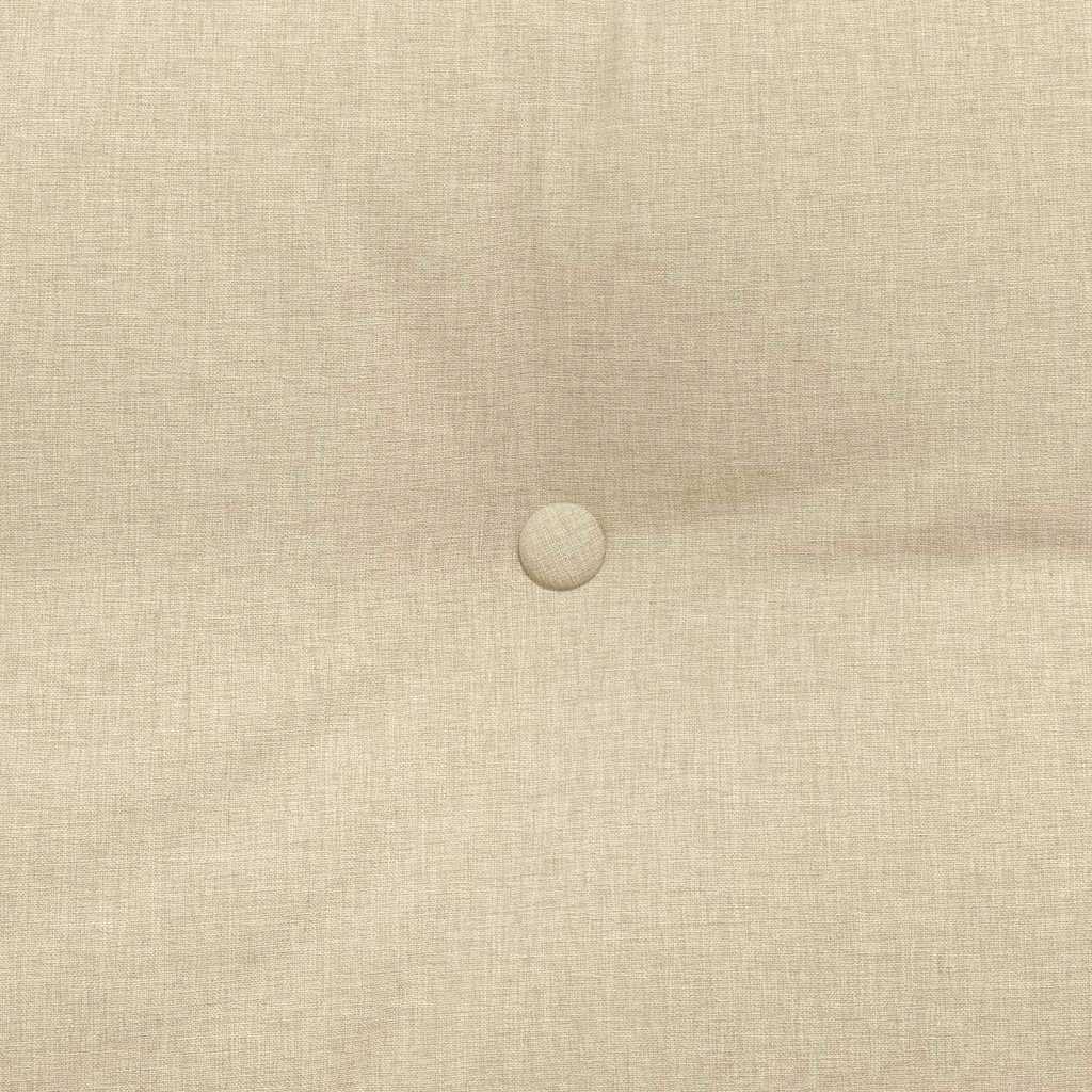 Cuscino per Schiena Crema 120 x 24 x 50 cm Tessuto 42014477