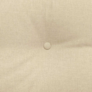 Cuscino per Schiena Crema 120 x 24 x 50 cm Tessuto 42014477