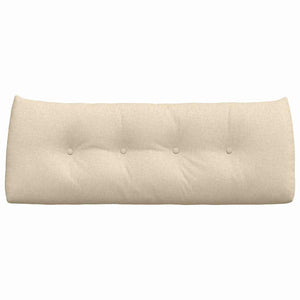 Cuscino per Schiena Crema 120 x 24 x 50 cm Tessuto 42014477