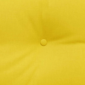 Cuscino per Schiena Giallo Chiaro 120 x 24 x 50 cm Tessuto 42014479