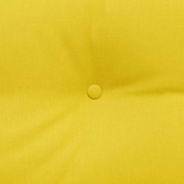 Cuscino per Schiena Giallo Chiaro 120 x 24 x 50 cm Tessuto 42014479