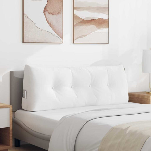 Cuscino per Schiena Bianco 120 x 24 x 50 cm Tessuto 42014481