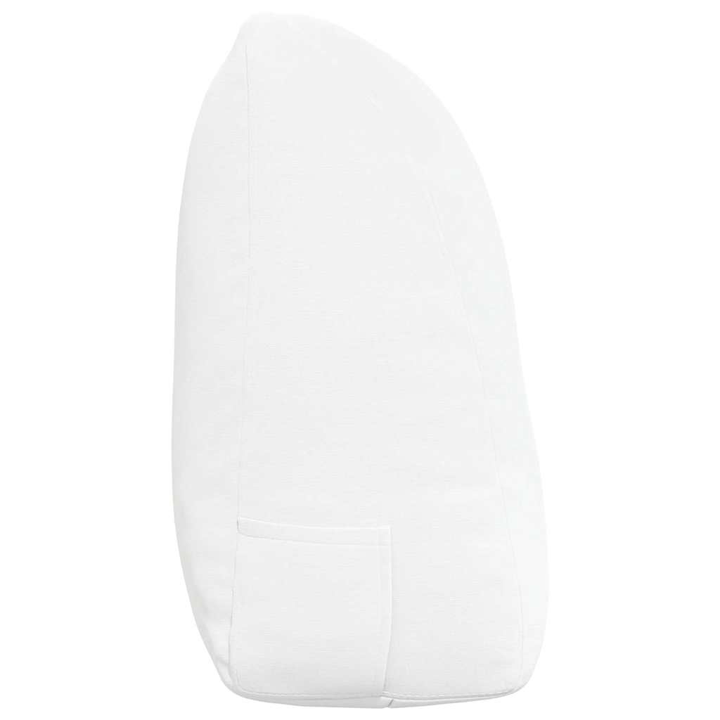 Cuscino per Schiena Bianco 120 x 24 x 50 cm Tessuto 42014481