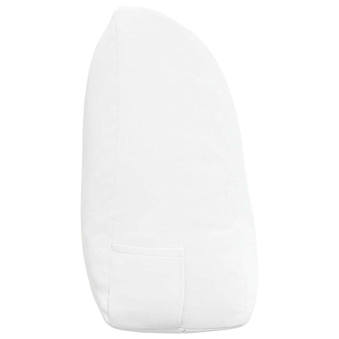 Cuscino per Schiena Bianco 120 x 24 x 50 cm Tessuto 42014481