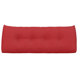Cuscino per Schiena Rosso 120 x 24 x 50 cm Tessuto 42014482