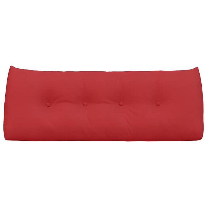 Cuscino per Schiena Rosso 120 x 24 x 50 cm Tessuto 42014482