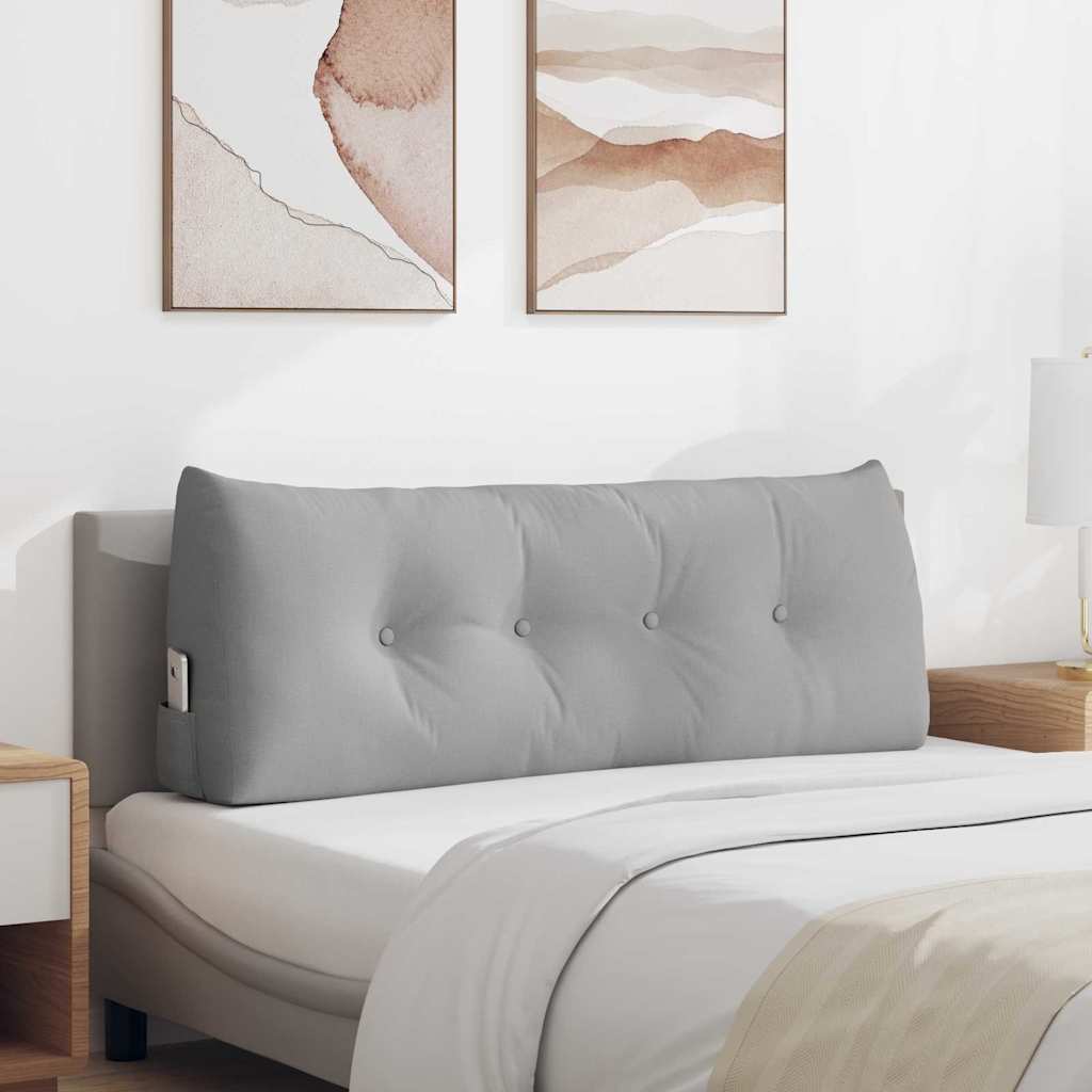 Cuscino per Schiena Grigio Nuvola 120 x 24 x 50 cm Tessuto 42014483