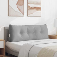 Cuscino per Schiena Grigio Nuvola 120 x 24 x 50 cm Tessuto 42014483