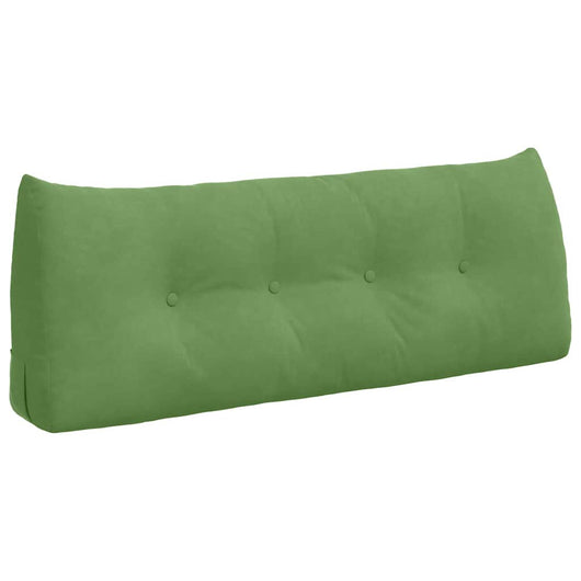 Cuscino per Schiena Verde chiaro 120 x 24 x 50 cm Velluto 42014490
