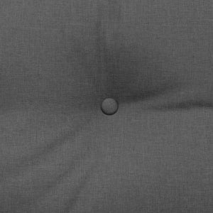 Cuscino per Schiena Grigio scuro 140 x 24 x 50 cm Tessuto 42014500