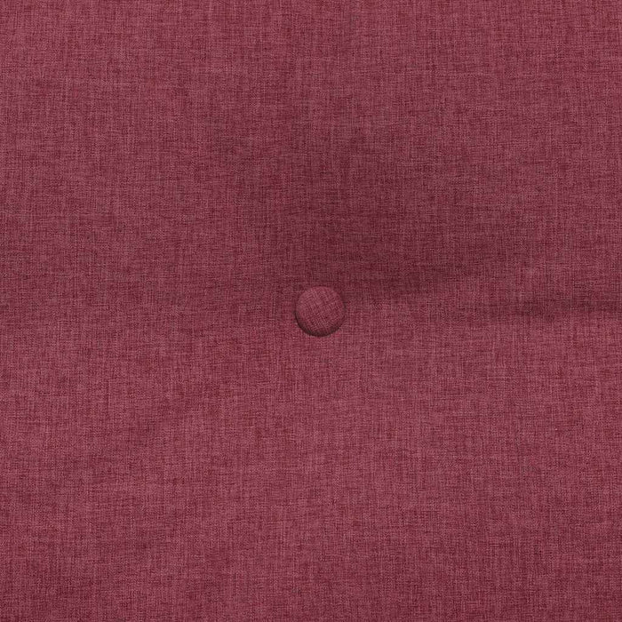 Cuscino per Schiena Rosso Vino 140 x 24 x 50 cm Tessuto 42014502