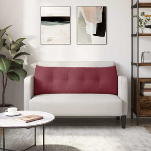 Cuscino per Schiena Rosso Vino 140 x 24 x 50 cm Tessuto 42014502