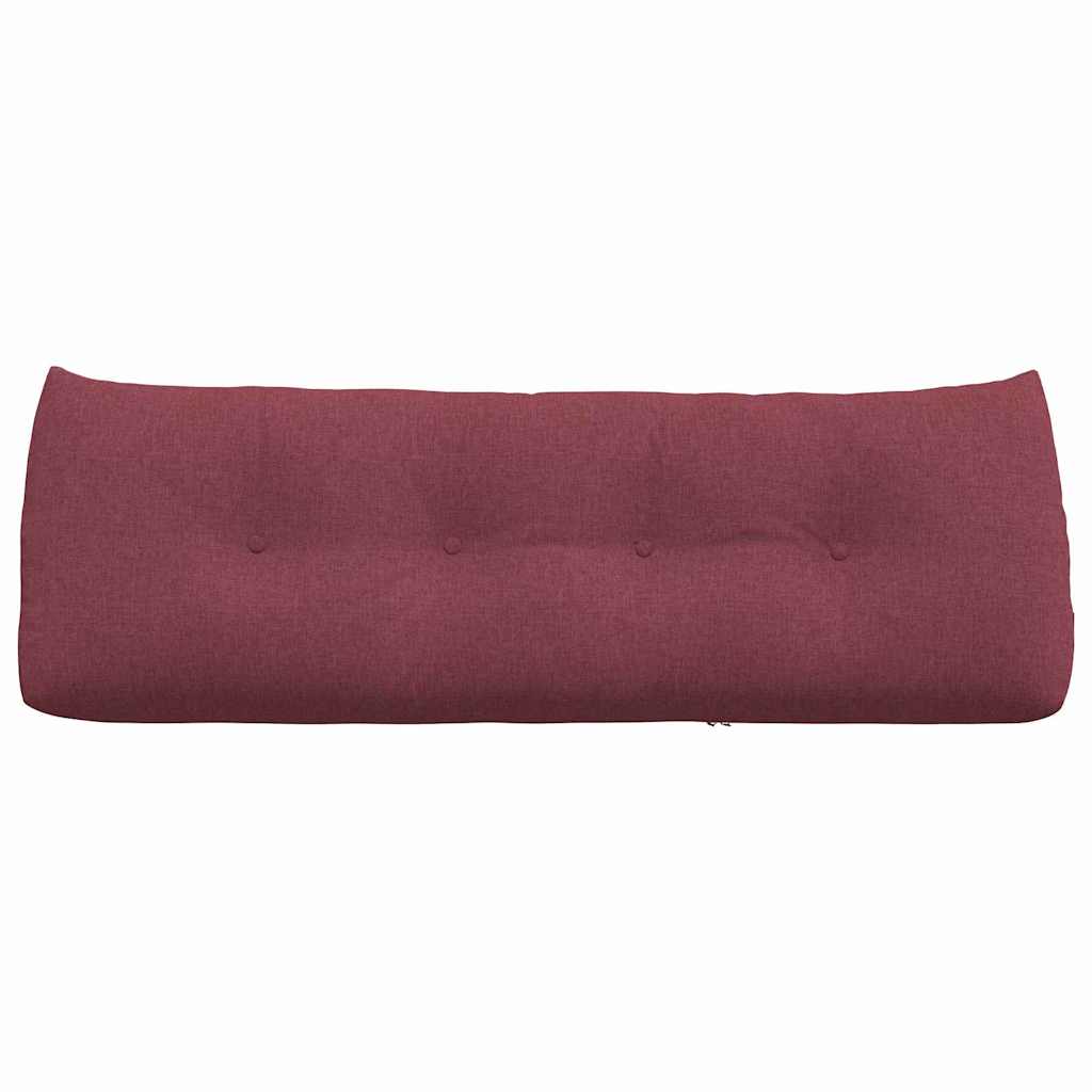 Cuscino per Schiena Rosso Vino 140 x 24 x 50 cm Tessuto 42014502