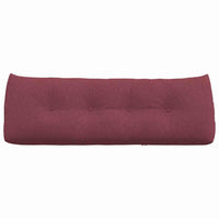 Cuscino per Schiena Rosso Vino 140 x 24 x 50 cm Tessuto 42014502
