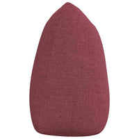 Cuscino per Schiena Rosso Vino 140 x 24 x 50 cm Tessuto 42014502