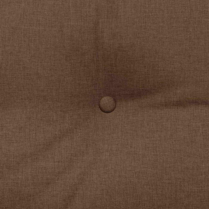 Cuscino per Schiena Marrone 140 x 24 x 50 cm Tessuto 42014503