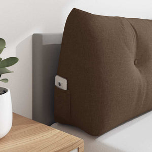 Cuscino per Schiena Marrone 140 x 24 x 50 cm Tessuto 42014503