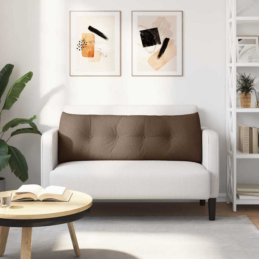 Cuscino per Schiena Marrone 140 x 24 x 50 cm Tessuto 42014503