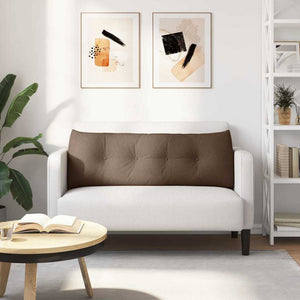 Cuscino per Schiena Marrone 140 x 24 x 50 cm Tessuto 42014503