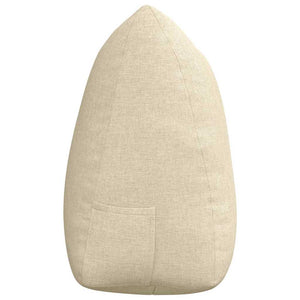 Cuscino per Schiena Crema 140 x 24 x 50 cm Tessuto 42014506