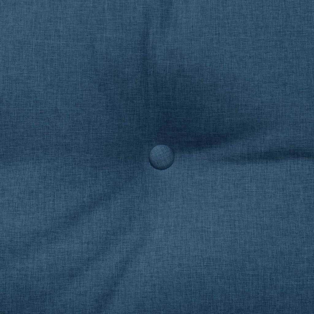 Cuscino per Schiena Blu 140 x 24 x 50 cm Tessuto 42014507