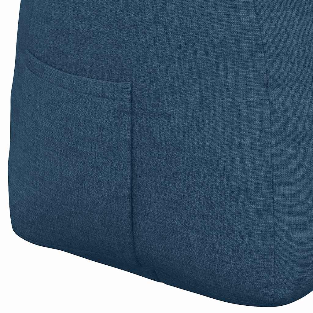 Cuscino per Schiena Blu 140 x 24 x 50 cm Tessuto 42014507